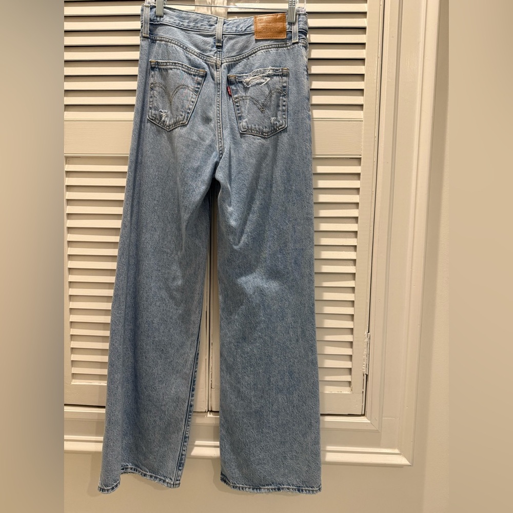Levi’s RIBCAGE WIDE LEG WOMEN'S JEANS in Bin Day, 27x30 - Picture 8 of 8
